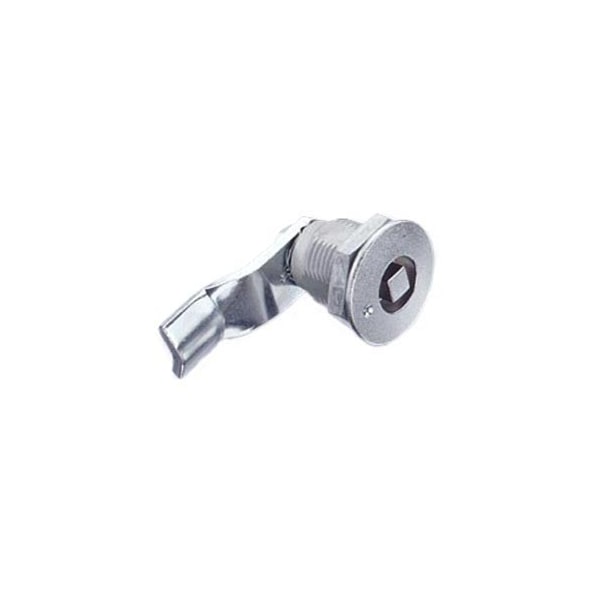 Southco Quarter-Turn Cam Latch, 8 mm Square, 30mm 1.18 in Grip, Sealed, Zinc Alloy, Chrome Plated, Bright - E5-2-051-121