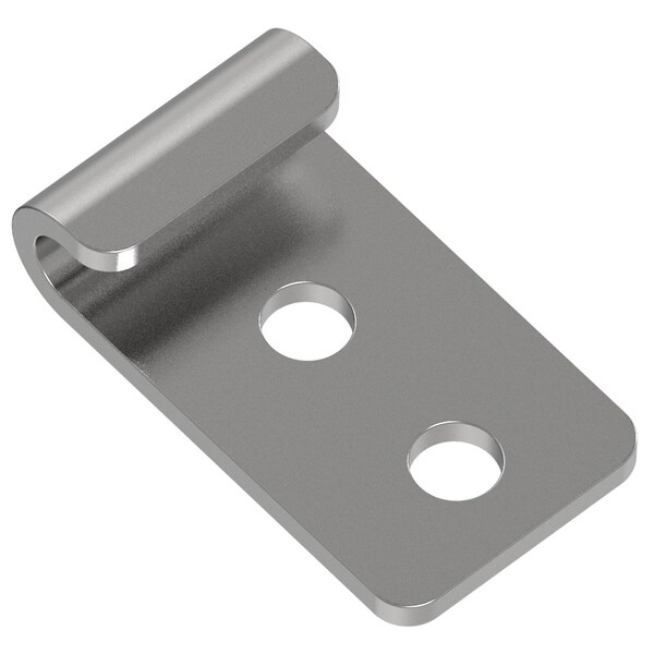 Southco Toggle Style Draw Latch, Keeper, Steel, Zinc Plate, Bright chromate - TL-17-202-07