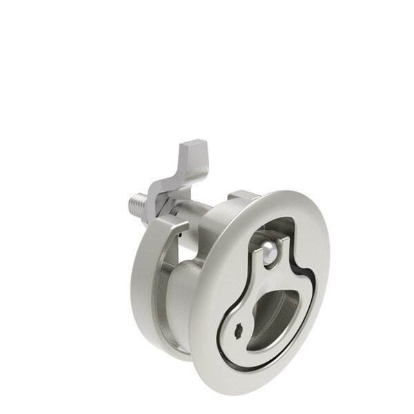 Southco Push-to-Close Latch, Large Size, Key Locking, 12 - 22.5mm .475 - . 885 in Door thickness - M1-25-82-48
