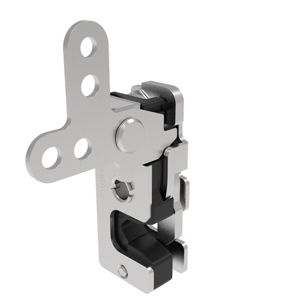 Southco Rotary Push To Close Latch, Small Size, Two Stage, with Integrated Bumper 2-Point Trigger - R4-10-40-305-20