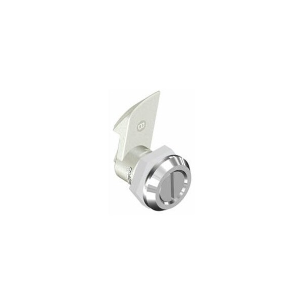 Southco Quarter-Turn Cam Latch, Slotted Recess, 23mm .91 in Grip, Sealed Zinc Alloy, Chrome Plated - E5-6-002-520