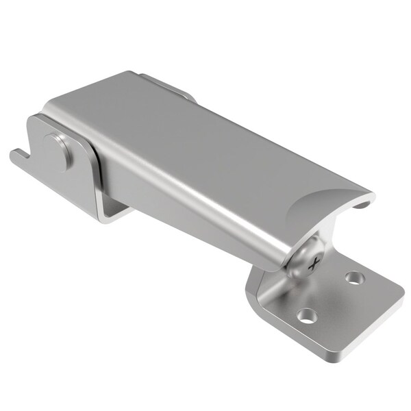 Southco Under-center Draw Latch Small Size, Steel, Zinc Plate, Bright chromate - 91-351-07