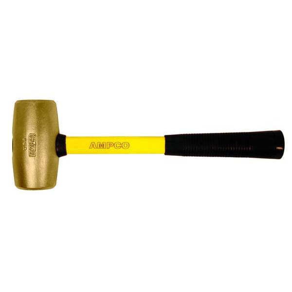 Ampco Safety Tools Nonsparking Mallet, Aluminum Bronze - M-2FG