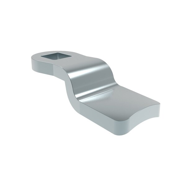 Southco Quarter-Turn Cam Latch Cam, 23.5mm .93 in Grip, Steel, Zinc Plate, Bright chromate - E5-6714