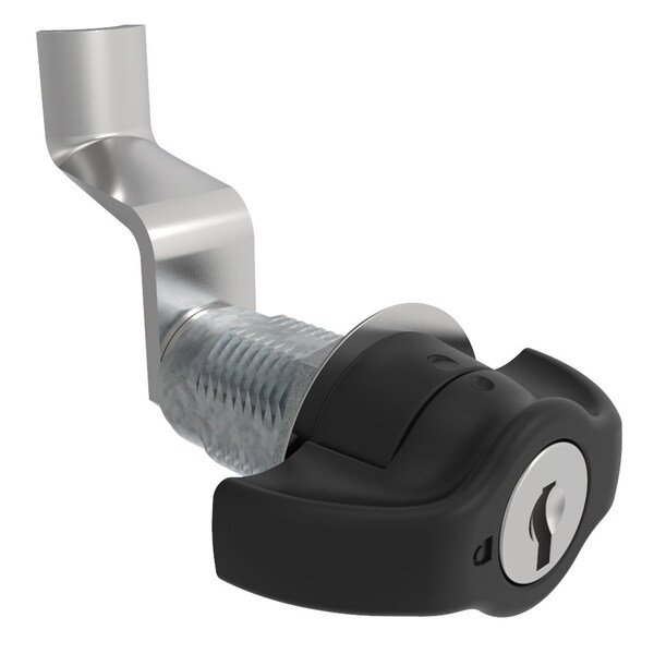 Southco Vise Action, Compression Latch, Large Size, Wing, Zinc Alloy Powder Coat, Black - E3-1051-195
