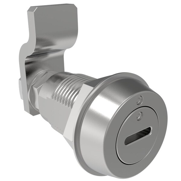 Southco Vise Action Compression Latch, Small Size, Slotted Recess, Zinc Alloy, Chrome Plated, Bright - E3-59-61
