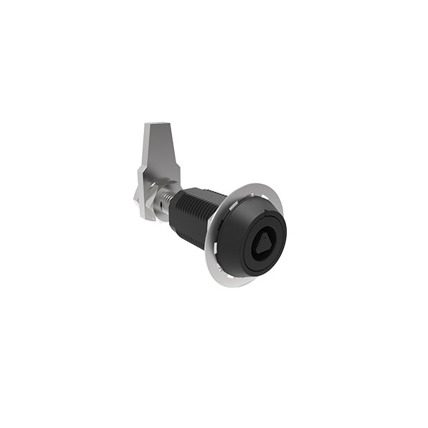 Southco Vise Action  Compression Latch, Large Size, 7 mm Triangle, Aluminum Alloy, Powder Coat, Black - E3-223-356