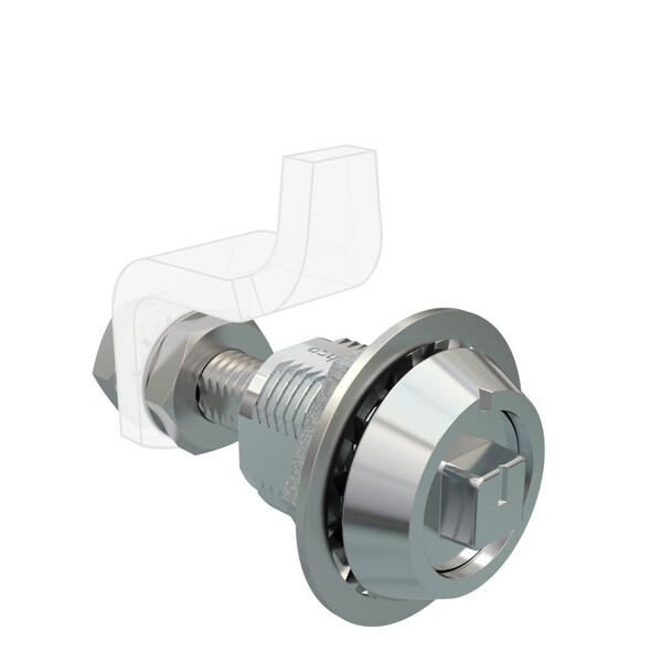 Southco Vise Action  Compression Latch, Large Size, Railway Standard, Zinc Alloy, Chrome Plated, Bright - E3-C111-01