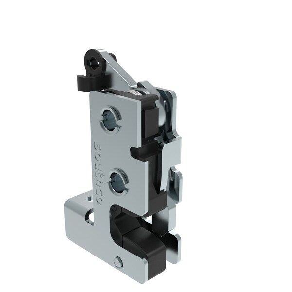 Southco Rotary Push To Close Latch, Small Size, Single Stage, with Integrated Bumper Bottom Trigger - R4-10-20-506-10
