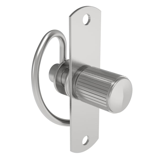 Southco Compression Latch, Self-Adjusting, Knurled Knob, Rivet / Screw thru hole Installation - 57-30-201-10