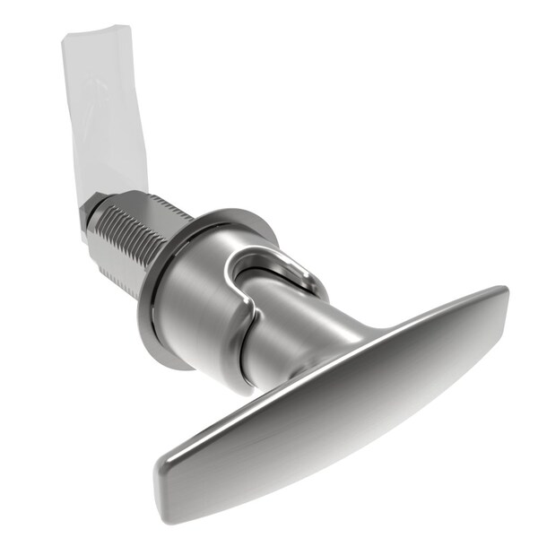 Southco Vise Action  Compression Latch, Large Size, T-Handle, Stainless Steel, Electropolished, Silver - E3-291-UU12