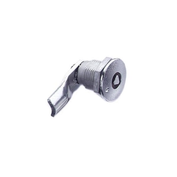 Southco Quarter-Turn Cam Latch, 7 mm Triangle Recess, 20mm .79 in Grip, Not Sealed Zinc Alloy - E5-2-021-070