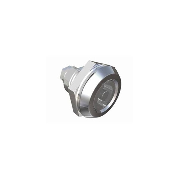 Southco Quarter-Turn Cam Latch, 5 mm Double Bitted Recess, Without Cam, Sealed 316 Stainless Steel - E5-6-0727-UU1