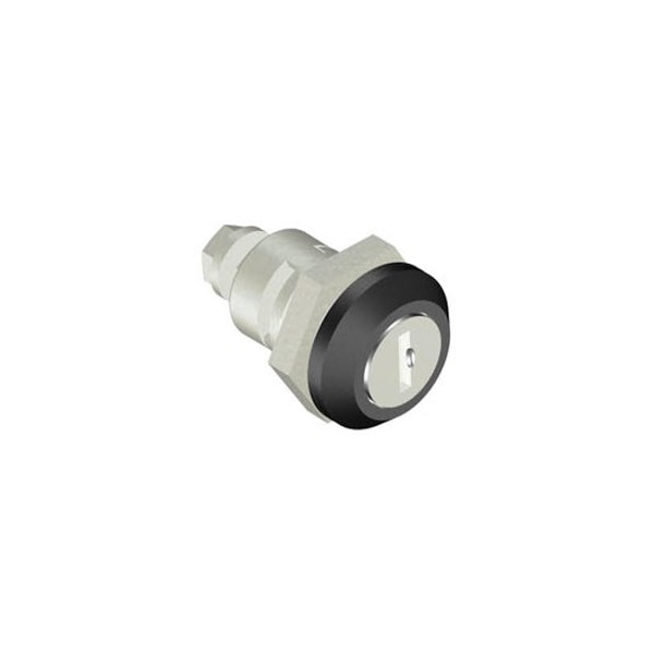 Southco Quarter-Turn Cam Latch, Key Locking, Without Cam, Not Sealed, Zinc Alloy, Powder Coat, Black - E5-5-405-TR0-13