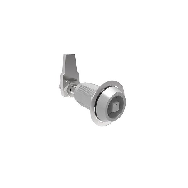 Southco Vise Action  Compression Latch, Large Size, 7 mm Square, Aluminum Alloy, Powder Coat, Silver - E3-224-376