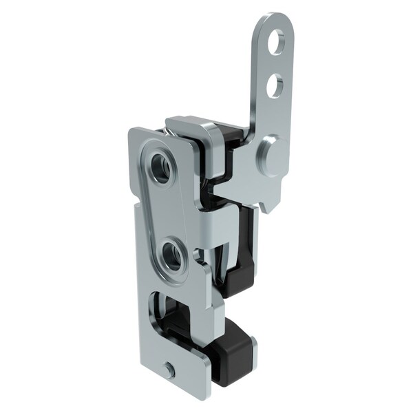 Southco Rotary Push To Close Latch, Small Size, Single Stage, with Integrated Bumper In-Line Lever - R4-10-11-205-10