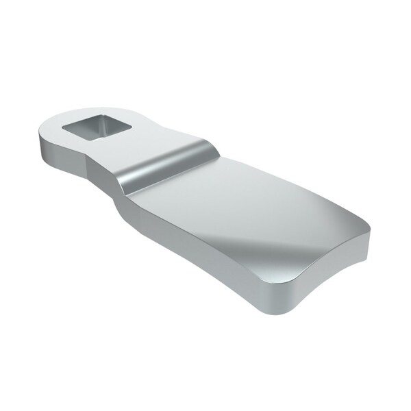 Southco Quarter-Turn Cam Latch Cam, 20mm .79 in Grip, Steel, Zinc Plate, Bright chromate - E5-6111