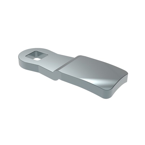 Southco Quarter-Turn Cam Latch Cam, 16mm .63 in Grip, Steel, Zinc Plate, Bright chromate - E5-6109