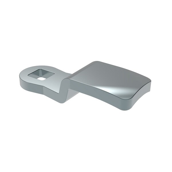 Southco Quarter-Turn Cam Latch Cam, 10mm .39 in Grip, Steel, Zinc Plate, Bright chromate - E5-6106