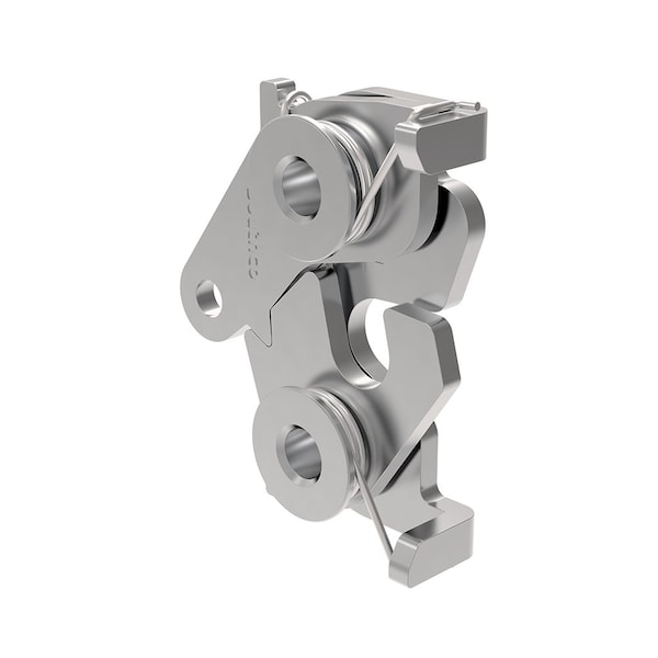 Southco Rotary Push To Close, Medium Size, Bottom, 8.3 mm Thru, Stainless Steel, Passivated - R4-20-20-501-20