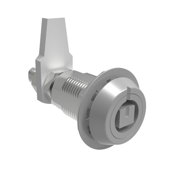 Southco Vise Action, Compression Latch, 8 mm Square, Zinc Alloy, Powder Coat, Silver, Straight Cam - E3-110-37