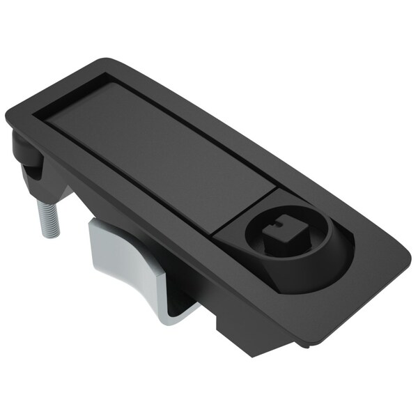 Southco Compression Latch, Tool Locking, 7 mm Square Recess, Not sealed Zinc Alloy, Chrome Plated - C2-32-115