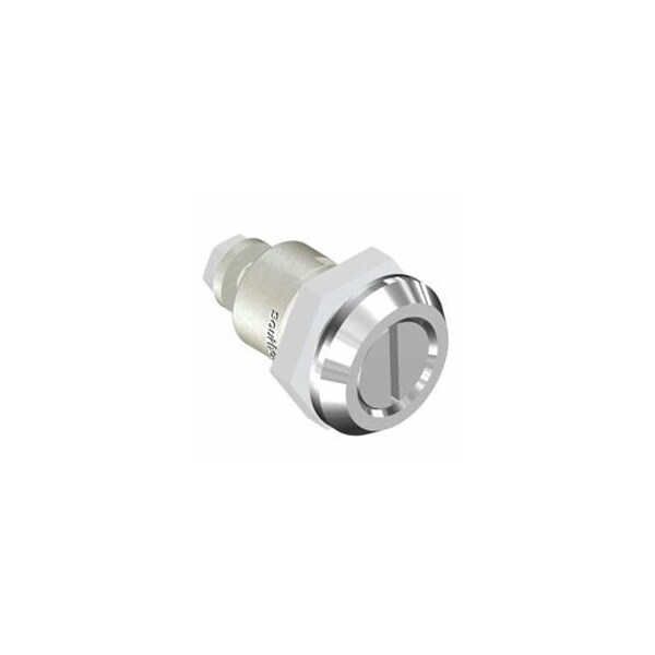 Southco Quarter-Turn Cam Latch, Slotted Recess, 23mm .91 in, Sealed, Zinc Alloy, Chrome Plated, Bright - E5-6-002-TL0