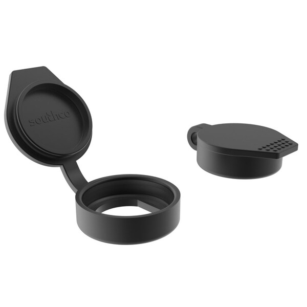 Southco Sealing Cover, Large Hole, TPE, Black - 90-3