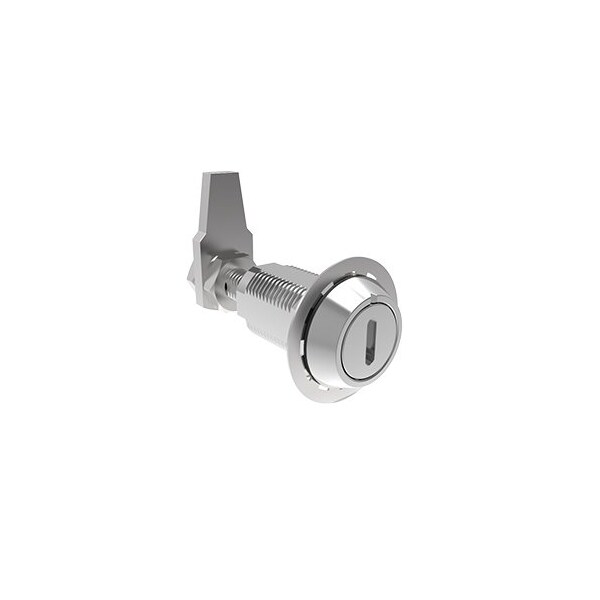Southco Vise Action  Compression Latch, Large Size, Slotted Recess, Aluminum Alloy, Powder Coat, Clear - E3-229-306