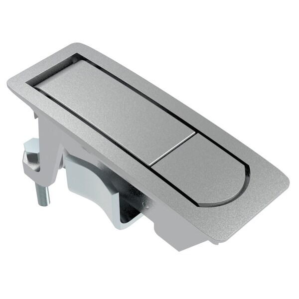 Southco Compression Latch, No Restriction, Flush Trigger, Not sealed, Zinc Alloy, Chrome Plated, Textured - C2-33-31