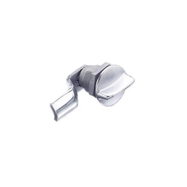 Southco Quarter-Turn Cam Latch, Short wing, 8mm .31 in Grip, Not Sealed Zinc Alloy, Chrome Plated - E5-2-111-010