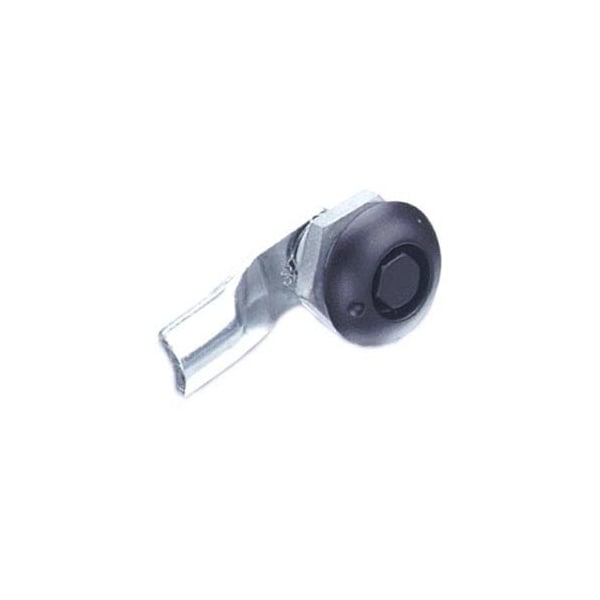 Southco Quarter-Turn Cam Latch, Bellcore 216, 6mm .24 in Grip, Sealed, Zinc Alloy, Powder Coat, Black - E5-1-135-041