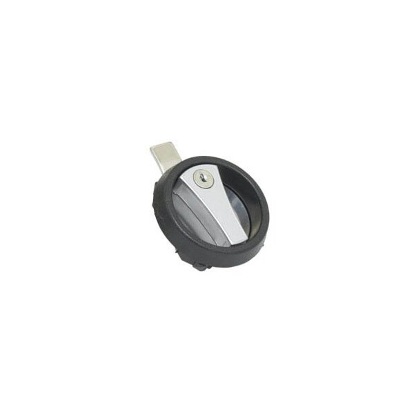 Southco Flush Cam Latch, Right or Left, Three-point latching. Latching, Powder Coat, Black - 01-10-721-51