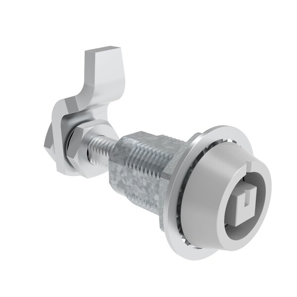 Southco Vise Action, Compression Latch, Railway Standard, Zinc Alloy, Powder Coat, Silver, Offset Cam - E3-111-27