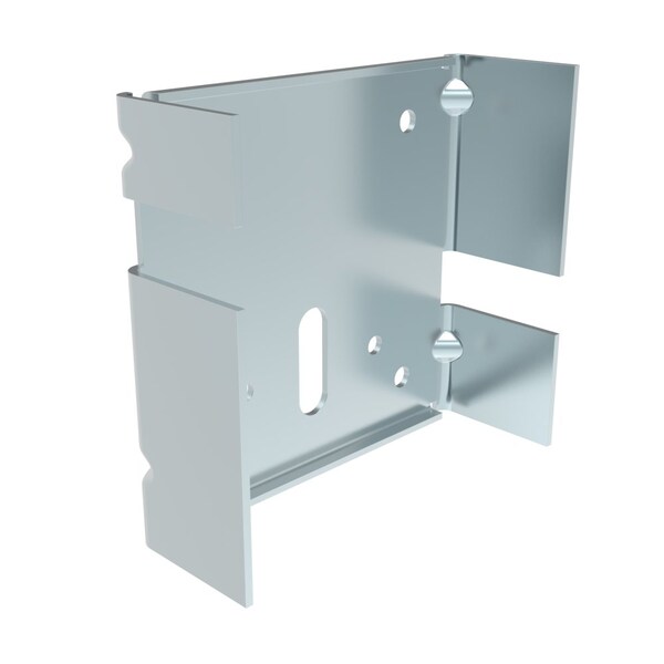 Southco Push To Close Latch U-Shape Mounting Bracket, With Internal Handle Slot, Steel, Zinc Plate - R3-23-161-11