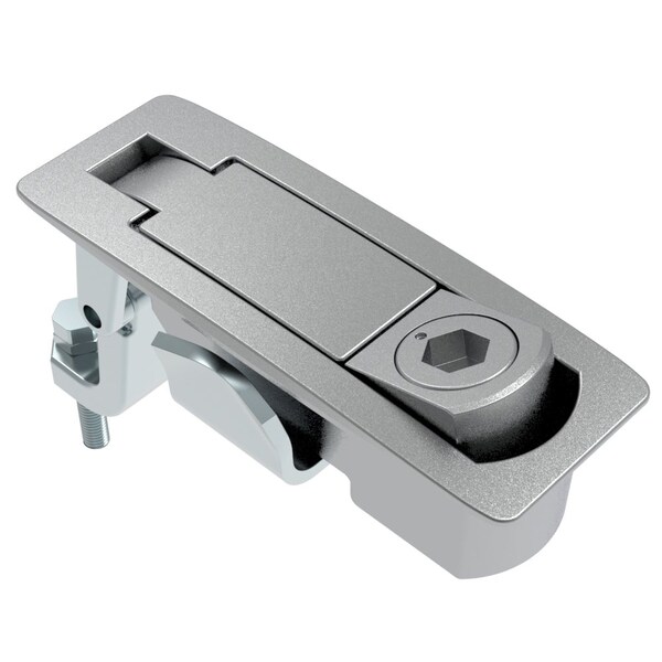 Southco Compression Latch, Tool Locking, 8 mm Hex Recess, Sealed, Zinc Alloy, Chrome Plated, Textured - C2-43-151