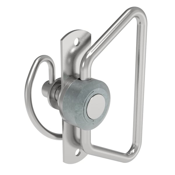 Southco Compression Latch, Self-Adjusting, Bail Handle, Rivet / Screw thru hole Installation - 57-40-707-80