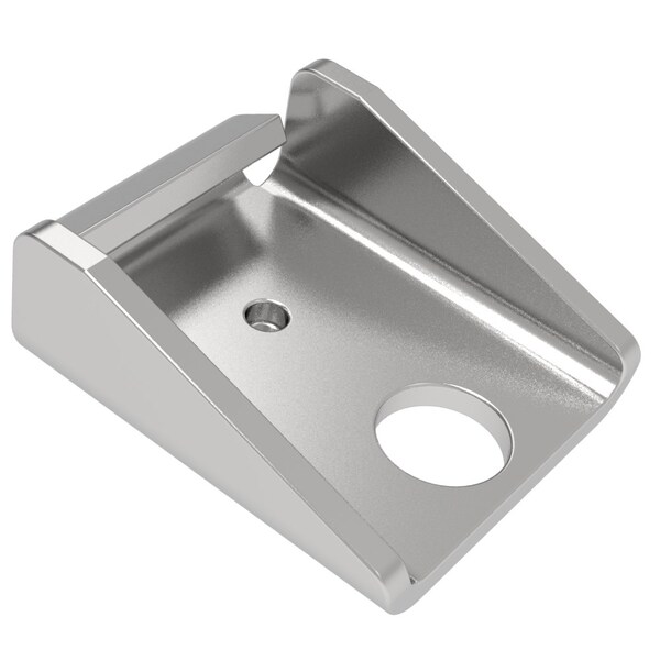 Southco Over-center Draw Latch Large Size, Exposed Keeper single hole with locating lug, Steel - 97-67-104-11