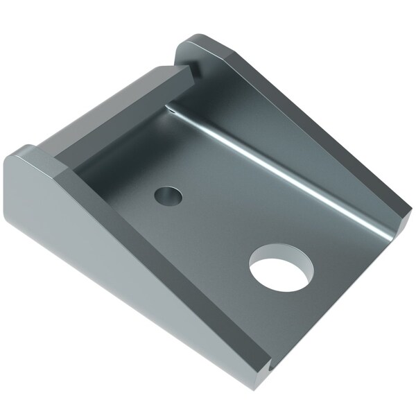 Southco Over-center Draw Latch Medium Size, Exposed Keeper single hole with locating lug, Steel - 97-57-102-11