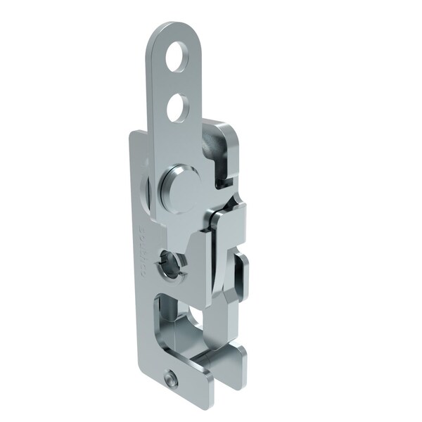 Southco Rotary Push To Close Latch, Small Size, Two Stage, In-Line Lever M6 Thread, Steel - R4-10-42-201-10