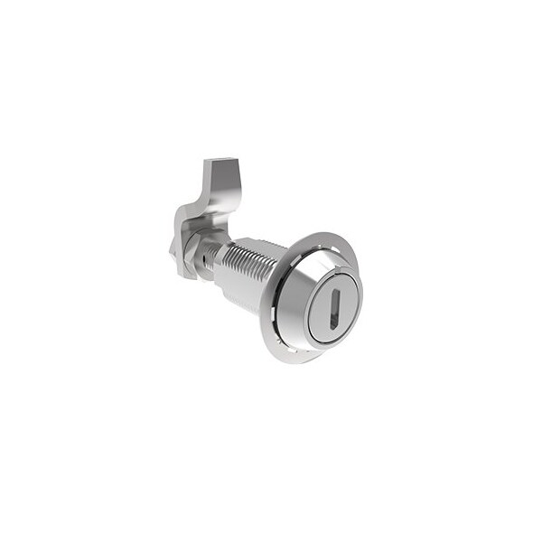 Southco Vise Action  Compression Latch, Large Size, Slotted Recess, Aluminum Alloy, Powder Coat, Clear - E3-229-206