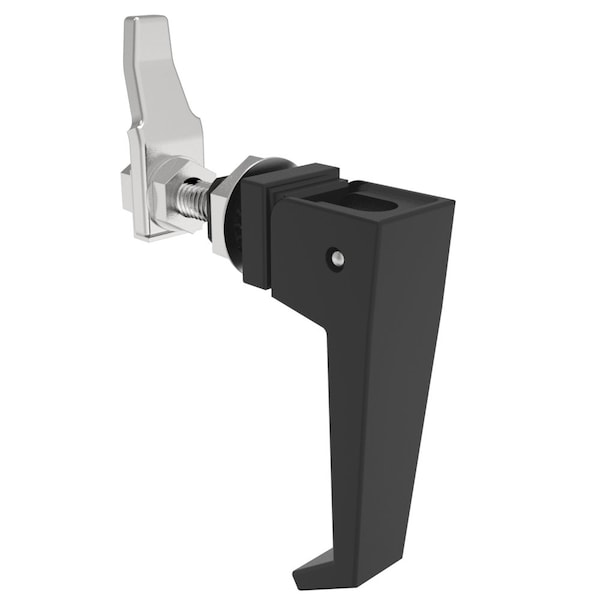 Southco Compression Latch, Lift & Turn, Medium Size, Zinc Alloy , Powder Coat, Black - 62-30-35