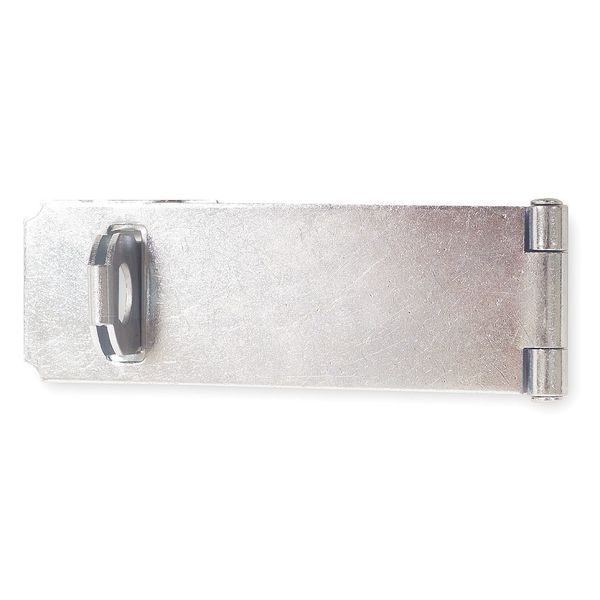 Zoro Select Adjustable Staple Hasp, Steel, 4-1/2 In. L - 4PE41