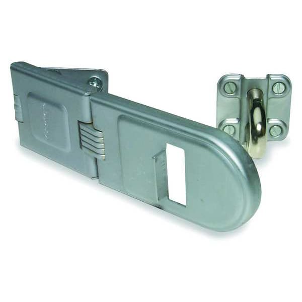 Master Lock Safety Hasp, Steel, Bright Zinc, 1/2 In. W - 720DPF