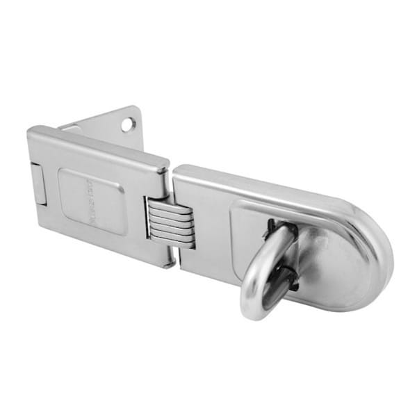 Master Lock Safety Hasp, Steel, Bright Zinc, 1/2 In. W - 720DPF