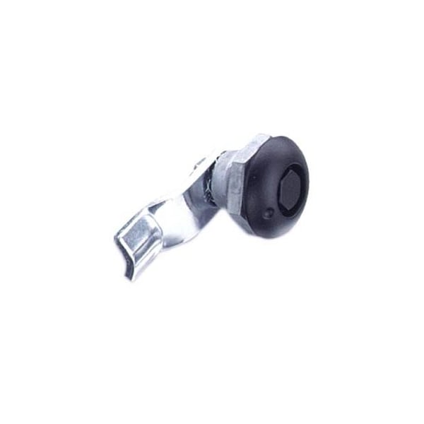 Southco Quarter-Turn Cam Latch, Bellcore 216, 18mm .71 in Grip, Sealed, Zinc Alloy, Powder Coat, Black - E5-1-135-101