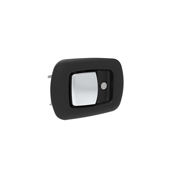 Southco Rotary Push To Close Latch, Paddle Actuated, Two Stage, Key Locking, Polished Chrome Handle - R4-81-411-30