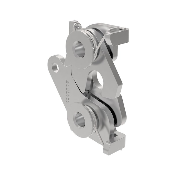 Southco Rotary Push To Close, Medium Size, Bottom, 8.3 mm Thru, Stainless Steel, Passivated - R4-20-10-501-20