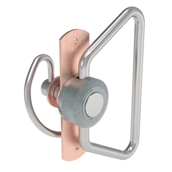 Southco Compression Latch, Self-Adjusting, Bail Handle, Rivet / Screw thru hole Installation - 57-40-702-85