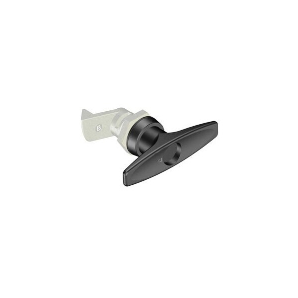 Southco Quarter-Turn Cam Latch, Key Locking without lock core T-handle, 23mm .91 in Grip, Not Sealed - E5-9-635-520